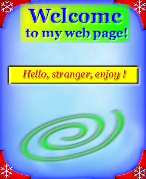 Welcome to my web home!